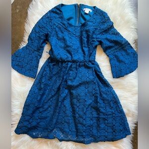 Eyelet crochet dress